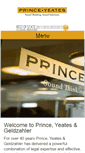 Mobile Screenshot of princeyeates.com